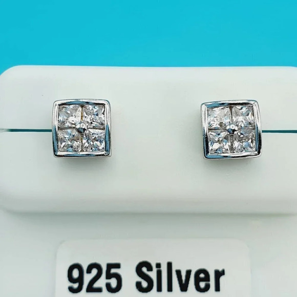 Jewelry - "925 Sterling Silver CZ Beautiful Earrings for Women, 1USPAR4198